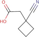 2-(1-Cyanocyclobutyl)acetic acid