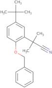 2-(2-(Benzyloxy)-5-(tert-butyl)phenyl)-2-methylpropanenitrile