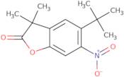 5-(1,1-Dimethylethyl)-3,3-dimethyl-6-nitro-2(3H)-benzofuranone