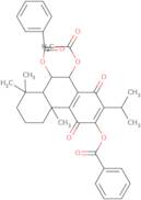 (4bS,8aS,9S,10S)-10-(Acetyloxy)-3,9-bis(benzoyloxy)-4b,5,6,7,8,8a,9,10-octahydro-4b,8,8-trimethyl-2-(1-methylethyl)-1,4-phenanthrene dione