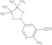 2-Amino-3-cyanopyridine-5-boronic acid pinacol ester