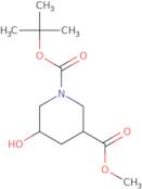 1-tert-Butyl 3-methyl (3S,5R)-rel-5-hydroxypiperidine-1,3-dicarboxylate