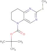 5-boc-2-(methylthio)-5,6,7,8-tetrahydropyrido[3,2-d]pyrimidine