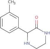 3-(3-Methylphenyl)piperazin-2-one