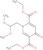 1-(2,2-Dimethoxyethyl)-1,4-dihydro-4-oxo-2,5-pyridinedicarboxylic acid 2,5-diethyl ester