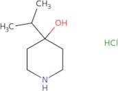 4-(Propan-2-yl)piperidin-4-ol hydrochloride