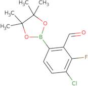 4-Chloro-3-fluoro-2-formylphenylboronic acid pinacol ester