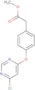 methyl 2-(4-(6-chloropyrimidin-4-yloxy)phenyl)acetate