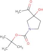tert-Butyl 3-acetyl-3-hydroxypyrrolidine-1-carboxylate