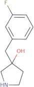 3-[(3-Fluorophenyl)methyl]pyrrolidin-3-ol