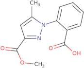 2-[3-(Methoxycarbonyl)-5-methyl-1H-pyrazol-1-yl]-benzoic acid