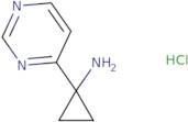 1-(Pyrimidin-4-yl)cyclopropan-1-amine hydrochloride