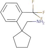 {1-[2-(Trifluoromethyl)phenyl]cyclopentyl}methanamine