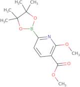 Methyl 2-methoxy-6-(4,4,5,5-tetramethyl-1,3,2-dioxaborolan-2-yl)nicotinate