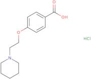 4-[2-(1-Piperidinyl)ethoxy-d4]benzoic acid, hydrochloride salt