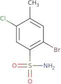 2-Bromo-5-chloro-4-methylbenzene-1-sulfonamide