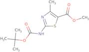 Methyl 2-{[(tert-butoxy)carbonyl]amino}-4-methyl-1,3-thiazole-5-carboxylate