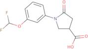 1-[3-(Difluoromethoxy)phenyl]-5-oxopyrrolidine-3-carboxylic acid