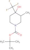 tert-Butyl 4-hydroxy-3-methyl-4-(trifluoromethyl)piperidine-1-carboxylate