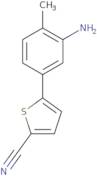 5-(3-Amino-4-methylphenyl)thiophene-2-carbonitrile