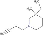 1-(But-3-yn-1-yl)-3-ethyl-3-methylpiperidine