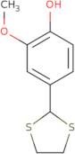 2-(4-Hydroxy-3-methoxyphenyl)-1,3-dithiolane