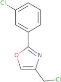 4-(Chloromethyl)-2-(3-chlorophenyl)-1,3-oxazole