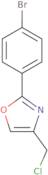 2-(4-Bromophenyl)-4-(chloromethyl)-1,3-oxazole