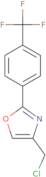 4-(Chloromethyl)-2-[4-(trifluoromethyl)phenyl]-1,3-oxazole