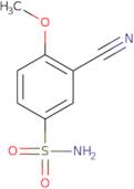 3-Cyano-4-methoxybenzenesulfonamide