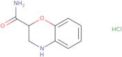 3,4-Dihydro-2H-1,4-benzoxazine-2-carboxamide hydrochloride
