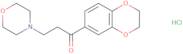 1-(2,3-Dihydro-1,4-benzodioxin-6-yl)-3-(morpholin-4-yl)propan-1-one hydrochloride