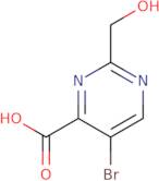 5-Bromo-2-hydroxymethyl-4-pyrimidinecarboxylic acid