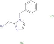 [(1-Benzyl-1H-imidazol-2-yl)methyl]amine dihydrochloride