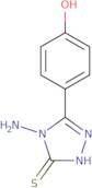 4-(4-Amino-5-sulfanyl-4H-1,2,4-triazol-3-yl)phenol