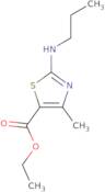 Ethyl 4-methyl-2-(propylamino)-1,3-thiazole-5-carboxylate