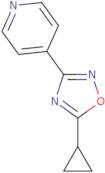 5-Cyclopropyl-3-(pyridin-4-yl)-1,2,4-oxadiazole