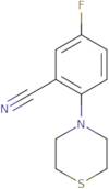 5-Fluoro-2-(thiomorpholin-4-yl)benzonitrile