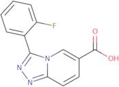3-(2-Fluorophenyl)-[1,2,4]triazolo[4,3-a]pyridine-6-carboxylic acid