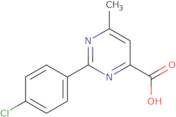 2-(4-Chlorophenyl)-6-methylpyrimidine-4-carboxylic acid