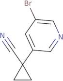 1-(5-Bromopyridin-3-yl)cyclopropanecarbonitrile