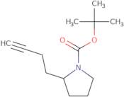 tert-Butyl 2-(but-3-yn-1-yl)pyrrolidine-1-carboxylate