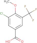 3-Chloro-4-methoxy-5-(trifluoromethyl)benzoic acid