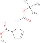 Methyl (1S,2S)-2-((tert-butoxycarbonyl)amino)cyclopent-3-ene-1-carboxylate