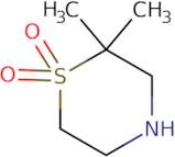 2,2-dimethyl-1lambda6-thiomorpholine-1,1-dione