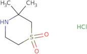 3,3-Dimethylthiomorpholine-1,1-dioxide hydrochloride