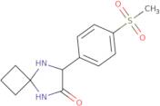 7-[4-(Methylsulfonyl)phenyl]-5,8-diazaspiro[3.4]octan-6-one