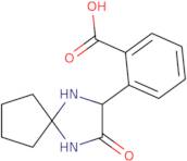 2-(3-Oxo-1,4-diazaspiro[4.4]non-2-yl)benzoic acid