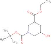 Ethyl N-Boc-5-hydroxypiperidine-3-carboxylate
