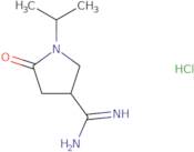 1-Isopropyl-2-oxopyrrolidine-4-carboxamidine hydrochloride